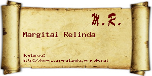Margitai Relinda névjegykártya